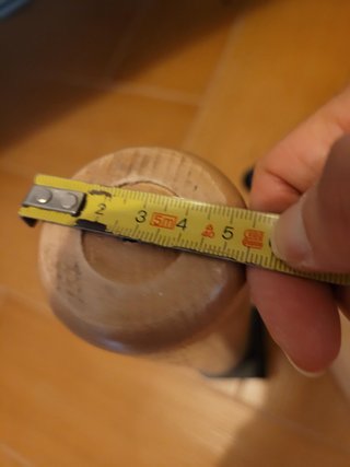 4 Patas Redondas de Madera para Somier 26cm