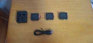 3 Baterías GEEKAM Li-ion para Cámara Deportiva