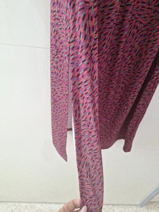 Vestido T. Única  tonos morados ajustable