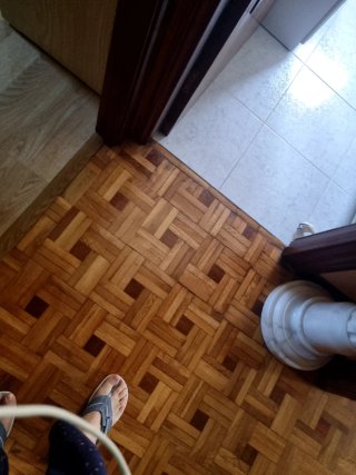 Pie de mármol