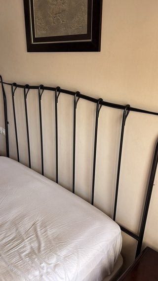 Cabecero de forja negro