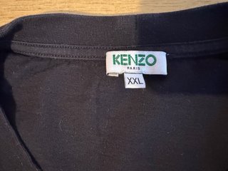 Camiseta Kenzo Negra con Tigre