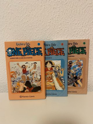 Pack 3 tomos one piece