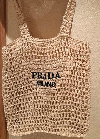 Bolso de crochet estilo PRADA