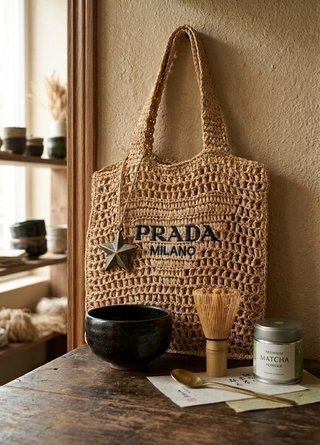 Bolso de crochet estilo PRADA