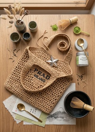 Bolso de crochet estilo PRADA