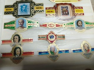 Conjunto de vitolas antiguas