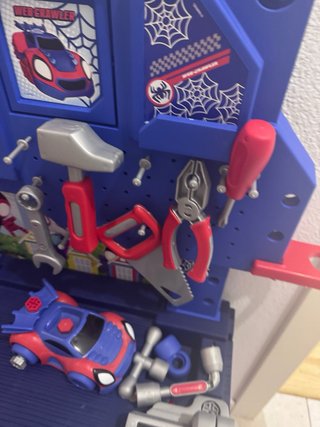 Banco de herramientas Spidey para niños