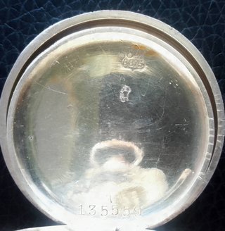 Reloj de bolsillo Perret Fils y su caja de madera
