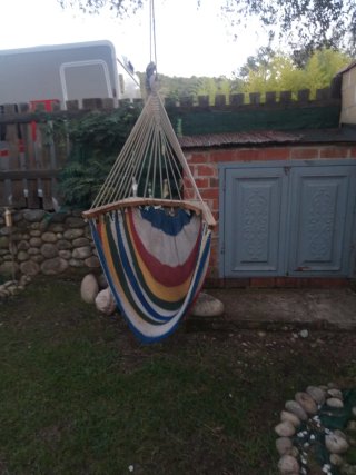 Dolce relax con il divano sospeso Nature