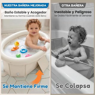 Bañera Bebé Plegable Inflable
