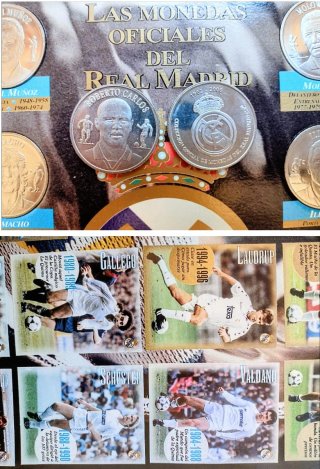 MONEDAS OFICIALES REAL MADRID SIGLO XX Y XXI