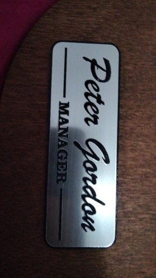 Placa Personalizada para puertas
