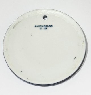 Medallón Sargadelos Azul y Blanco