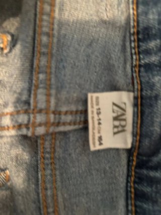 Pantalones vaqueros azul chico