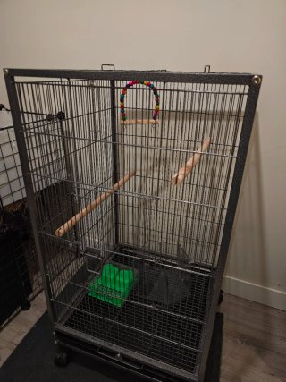 Jaula grande para pájaros