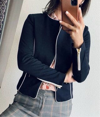 Blazer H&M Negro Talla M