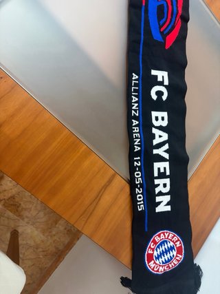 Bufanda FC Barcelona vs Bayern 2015
