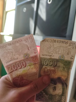 Billetes 1000 y 2000 pesetas Banco de España