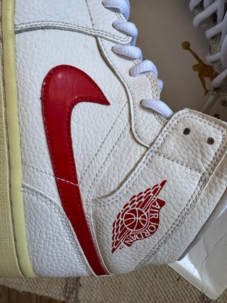 Nike Air Jordan 1 Mid Bianco Rosso