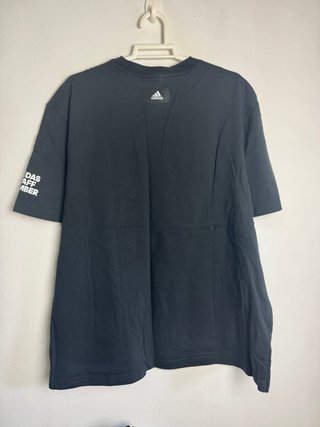 Camiseta Adidas Negra Logo Grande