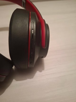 Auriculares DOQAUS Bluetooth Diadema Negro/Rojo