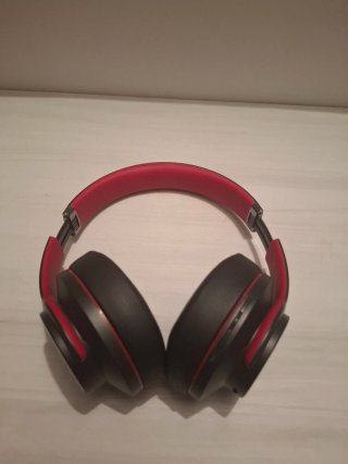 Auriculares DOQAUS Bluetooth Diadema Negro/Rojo