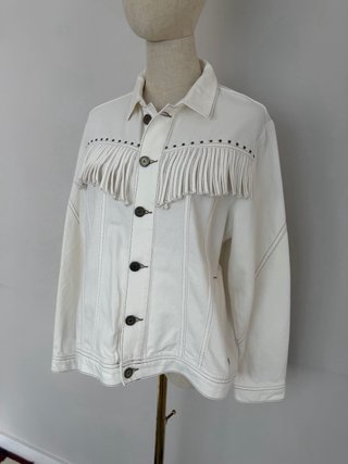 Chaqueta vaquera Freeman T. Porter con flecos