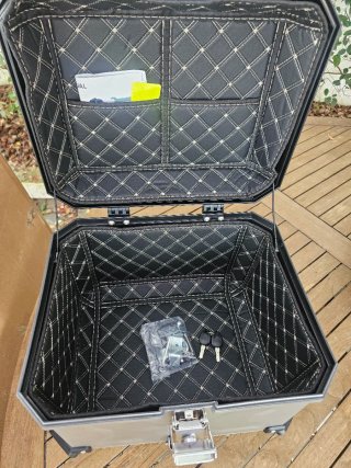 Mala Moto Top Case Plástico ABS Cinzenta 45L