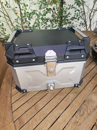 Mala Moto Top Case Plástico ABS Cinzenta 45L