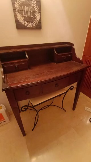 Escritorio Bureau Madera y Metal