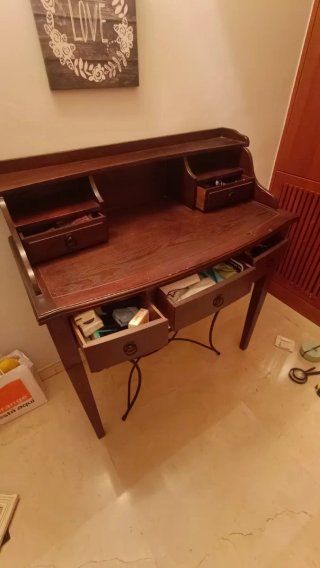 Escritorio Bureau Madera y Metal