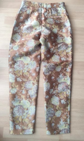 Pantalón jacquard floral H&M