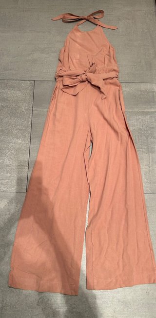 Mono rosa cuello halter