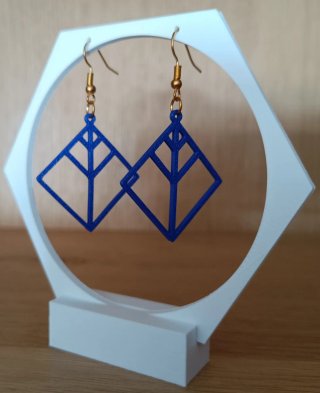 Pendientes modelo Cometa 3D