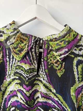 Vestido Lavand Talla L Estampado Multicolor