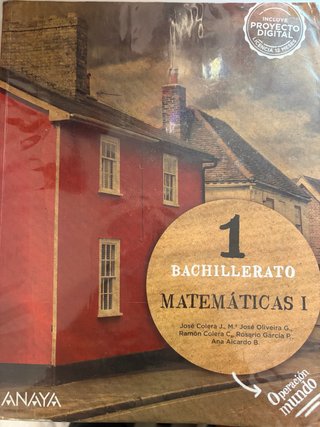 Matemáticas I 1 Bachillerato