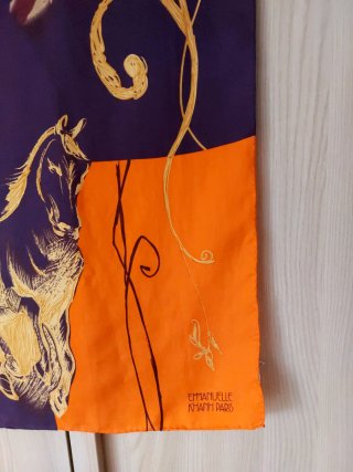 Foulard 100% pura seta  85x89 cm