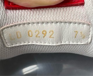 Zapatillas Louis Vuitton Trainer Rojas y Blancas
