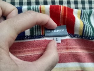 Jersey Fete rayas mujer