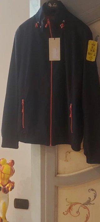 Giubbino Uomo Eric Hatton Blu/Arancio Nuovo