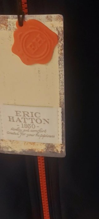 Giubbino Uomo Eric Hatton Blu/Arancio Nuovo