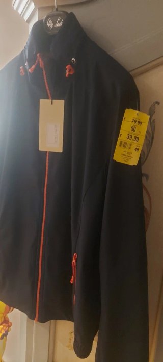 Giubbino Uomo Eric Hatton Blu/Arancio Nuovo