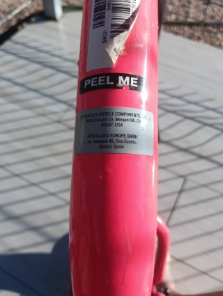 Bicicleta de equilibrio Specialized rosa