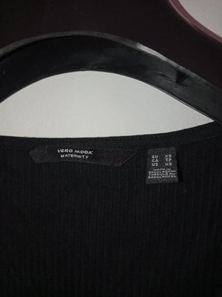 Vestido premamá invierno negro