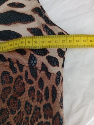 Vestido estampado leopardo talla única