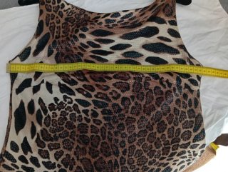 Vestido estampado leopardo talla única