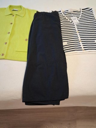 Conjunto Chaqueta, Falda y Chaleco T XL