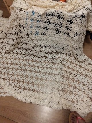 Funda crochet cama 1,35
