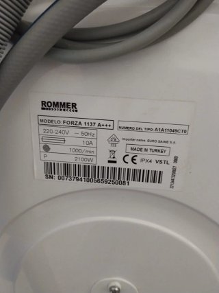 Lavadora Blanca 7 Kg